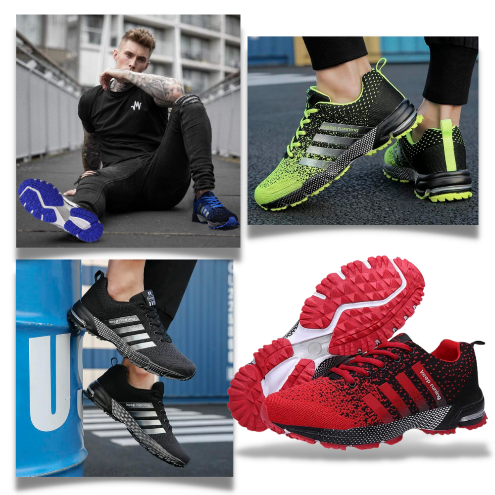 Breathable Men's Trainers - Ozerty
