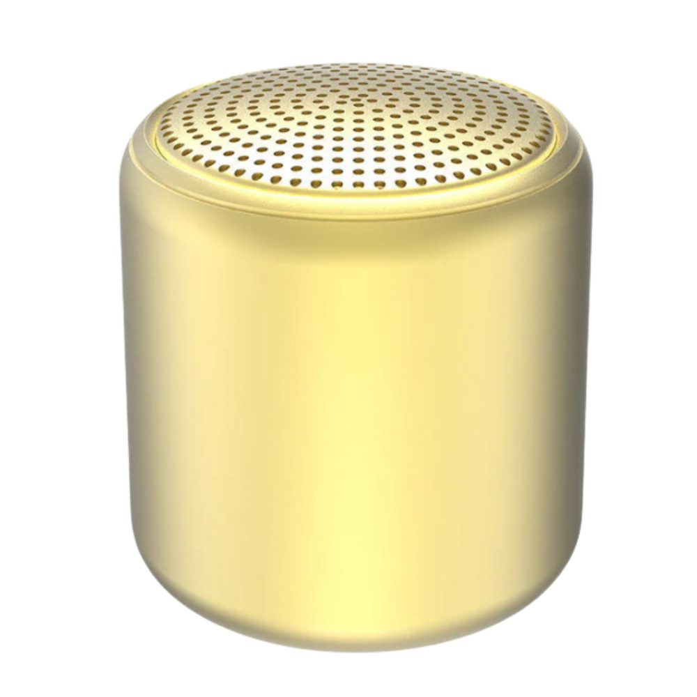 Deep Bass Mini Bluetooth Speaker -Lemon Yellow - Ozerty