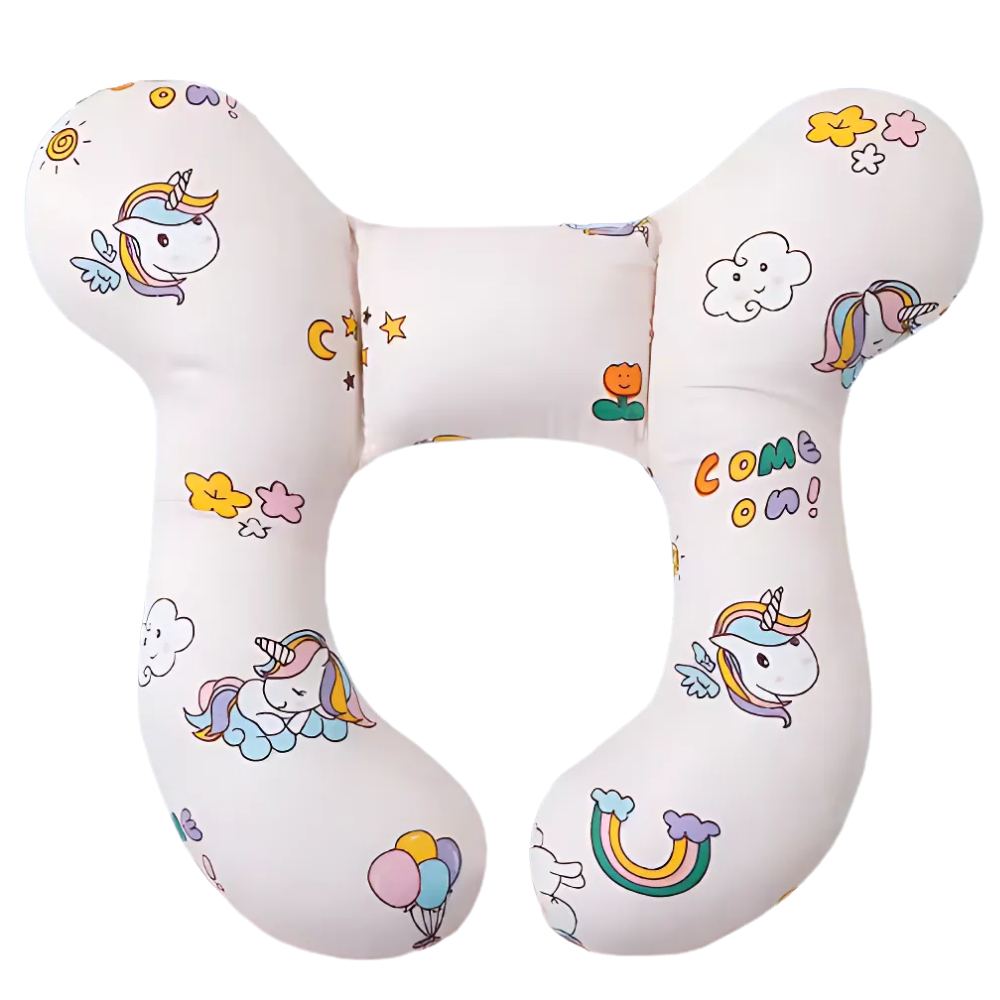 SoftNest Baby Cushion -Pink Horse - Ozerty